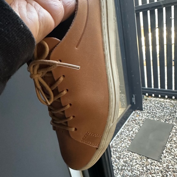 Lacoste L12.12 unlined leather tan sneaker -38 - Picture 10 of 13